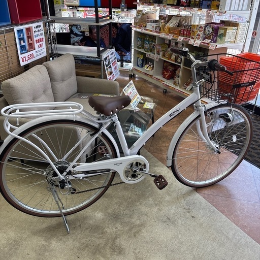 ?超美品?BIRTONE バートン BERYL ベリル 27インチ自転車 軽快車?1276