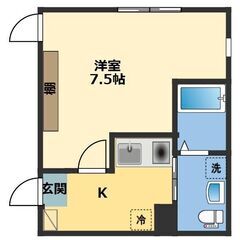 【初期費用分割可能】✨審査No.1　1K　都市ガス　オート…