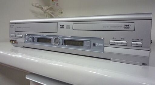 現状品 SHARP VTR一体型DVDビデオプレーヤー DV-NC550 2002年製 代替リモコン付き シャープ 50Hz/60Hz共用 札幌市東区 新道東店 現状品 SHARP VTR一体型DVDビデオプレーヤー DV-NC550 2002年製 代替