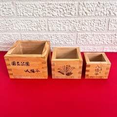 木製　升 3個セットの画像