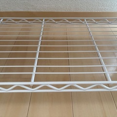 美品テレビ台•スチールラックの画像