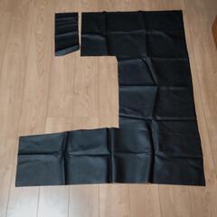 値下げ⤵️ 合皮 生地 黒の画像