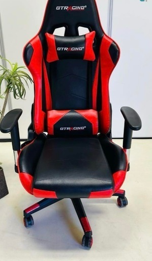 ゲーミングチェア 黒赤