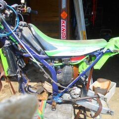 KX125書付きフレーム（２５０登録）引取り限定になります。