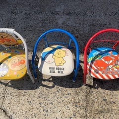 アンパンマン　幼児用チェア　3脚セット