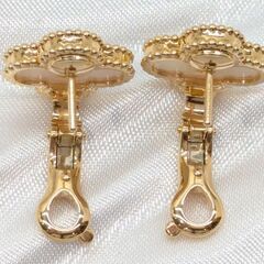 【VCA】VCARA44100 ヴィンテージアルハンブラピアス イヤリング☆Ａ品☆質屋 ユニオン本通店 Van Cleef Arpels ヴァンクリーフ・アーペルの画像