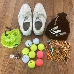 ゴルフ　シューズ　ボール　ピン　　