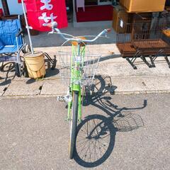 24インチ自転車 Abbey Rd SD14080126  通勤・通学に！明るい黄緑色のシティサイクル 【浜村鹿野温泉ICから3分 買取本舗、 宮本リサイクル 営業時間9～19時 定休日水曜のみ←連絡できませんm(_ _)m】の画像