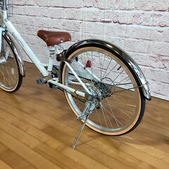 【小学生用/アウトレット品（キズの為お値引き商品）】サカモトテクノ 22型ギムレット 身長125cm程度から 白色<自転車のオオムラ 静岡店>の画像