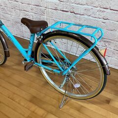 【小学生用/アウトレット品（キズの為お値引き商品）】サカモトテクノ 26型ショコラータ 身長140cm程度から 水色<自転車のオオムラ 静岡店>の画像