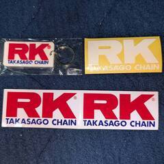 RKジャパン　ステッカ－2枚・オリジナルキ－ホルダー未使用品