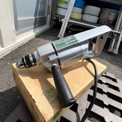 HITACHI 10mm 電気ドリル NU-DH4 ハンドル•元箱付属 ほぼ未使用 長期保管品 動作確認済 ①の画像