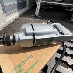 HITACHI 10mm 電気ドリル NU-DH4 ハンドル•元箱付属 ほぼ未使用 長期保管品 動作確認済 ①の画像