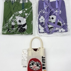未使用◆シリコンバッグ◆パンダ◆ダルマ◆の画像