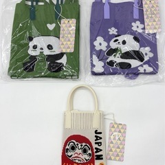 未使用◆シリコンバッグ◆パンダ◆ダルマ◆