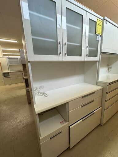 ジモティ来店特価!!　食器棚　ニトリ　ホワイト　　　J-250404