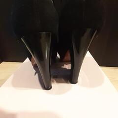 JILL STUART 黒ハイヒール23.5cmの画像