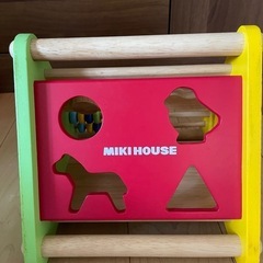 ミキハウス　木製玩具　型はめパズル　知育玩具