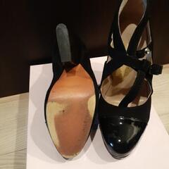 JILL STUART 黒ハイヒール23.5cmの画像