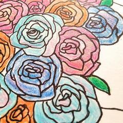 【原画＊額付き】最上の花束をの画像