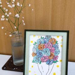 【原画＊額付き】最上の花束を