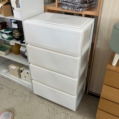 ロ2504-140　4段 チェスト キズ汚れ有り