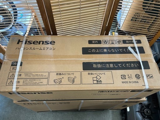 新品未使用品！　ハイセンスルームエアコン　HA-S40G2E4-W　2024年モデル　おもに14畳用　⑤