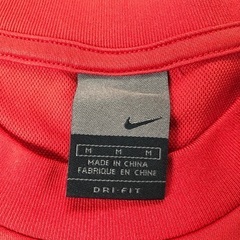メンズ　スポーツTシャツ（NIKE）赤　サイズMの画像