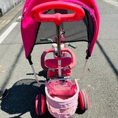 ミニーちゃん三輪車　日焼け付きの画像