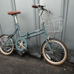 BRIDGESTONE（ブリヂストン）GREEN LABEL（グリーンレーベル）　Mark Rosa F（マークローザエフ）ミニベロ　折りたたみ自転車　管理NO.20250407-1の画像