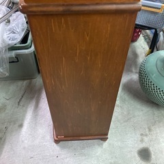 ヴィンテージ アケボノ 木製キャビネット 収納棚 木製電話台・ファックス台の画像