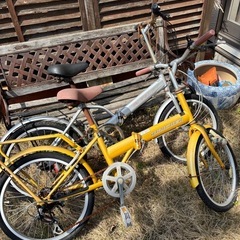 コンパクト自転車2台