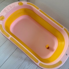 ベビーバス☆ベビープール☆折り畳めるベビーバスの画像