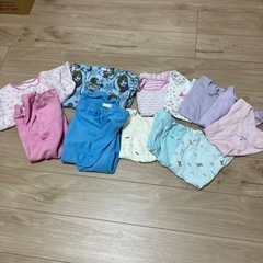 110㎝パジャマと半袖肌着セットの画像