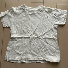 110センチ　白Tシャツ⑤