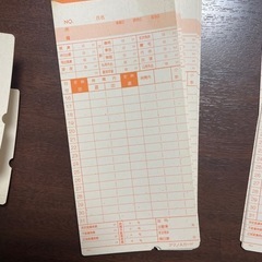 アマノ　タイムカード用紙　アマノAカード　AMANOの画像