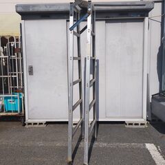 △ ホクセイアルミニウム株式会社 脚立 高さ 191cm 幅 46.3cm 奥行 27cm メーカーと管理番号以外情報不明 現状渡しの画像