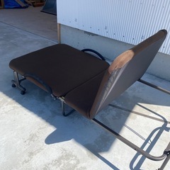 折りたたみベッド　シングルサイズ　リクライニング付の画像