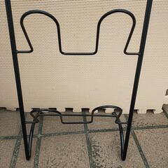 スリッパラック黒の画像