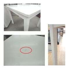 IKEA キッズ机 幅59㎝ ホワイト 学習机 子供用 テーブル 木製 子供部屋 イケア 西岡店の画像