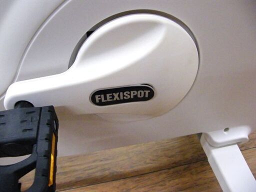 デスクバイク フィットネスバイク FlexiSpot V9 天板付き ホワイト スタンディングデスク エクササイズ 札幌市厚別区 厚別