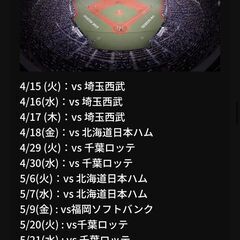 オリックス　　チケット　ペア　　激安　残りわずか