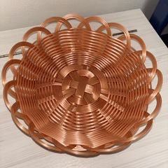 小物入れ　丸型　バスケットの画像