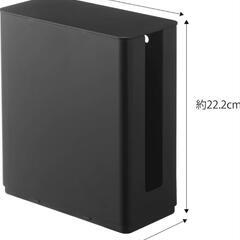 【山崎実業】 付属品付！壁掛け ルーター収納 ケース スマートの画像