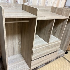 子供　収納　ランドセルラック　2人用の画像