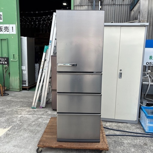 即決　冷蔵庫　2021年4ドア　430L AQUA アクア　家族用　ファミリータイプ　中古動作品 現状　中川区　早い者勝ち！ 即決 冷蔵庫 2021年4ドア 430L AQUA アクア 家族用 ファミリータイプ
