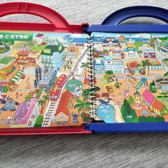 【美品】知育おもちゃ　　マジカルずかんプレミアムDX   日本語英語ことばがいっぱいの画像