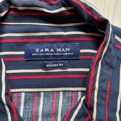 ZARA MAN リラックスフィット 半袖シャツの画像