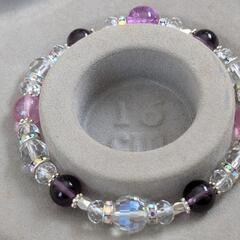 ガラスブレスレット3点セットの画像