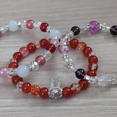 ガラスブレスレット3点セットの画像